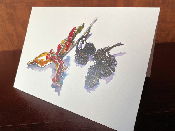 'Gladdon and Alder' Greetings Cards - Pack of 4
