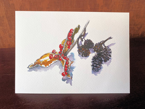 'Gladdon and Alder' Greetings Cards - Pack of 4