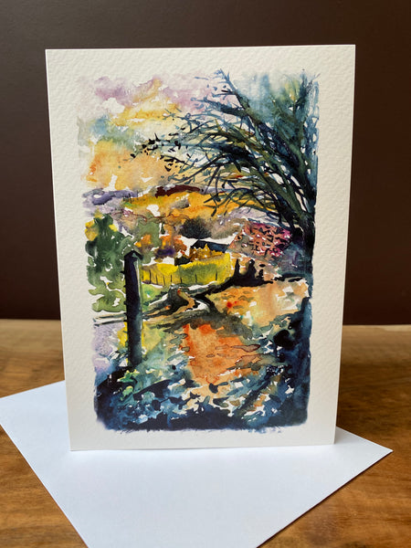 'Cotswold Scene' Greetings Cards - Pack of 4