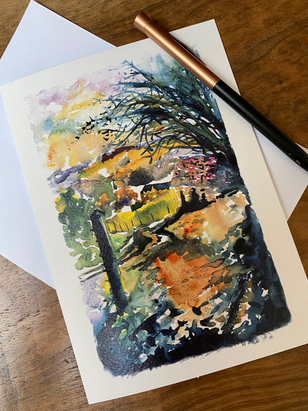 'Cotswold Scene' Greetings Cards - Pack of 4