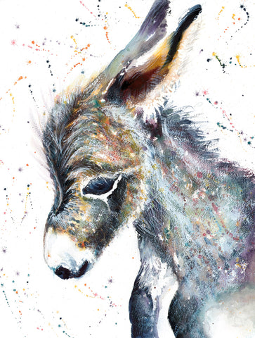 'Little Donkey' Greetings Cards - Pack of 4